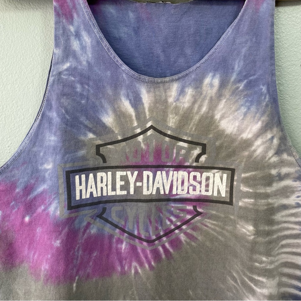 Harley-Davidson | Dant’s Princeton, IL Tie-Dye Muscle Tank Top - Picture 3 of 5
